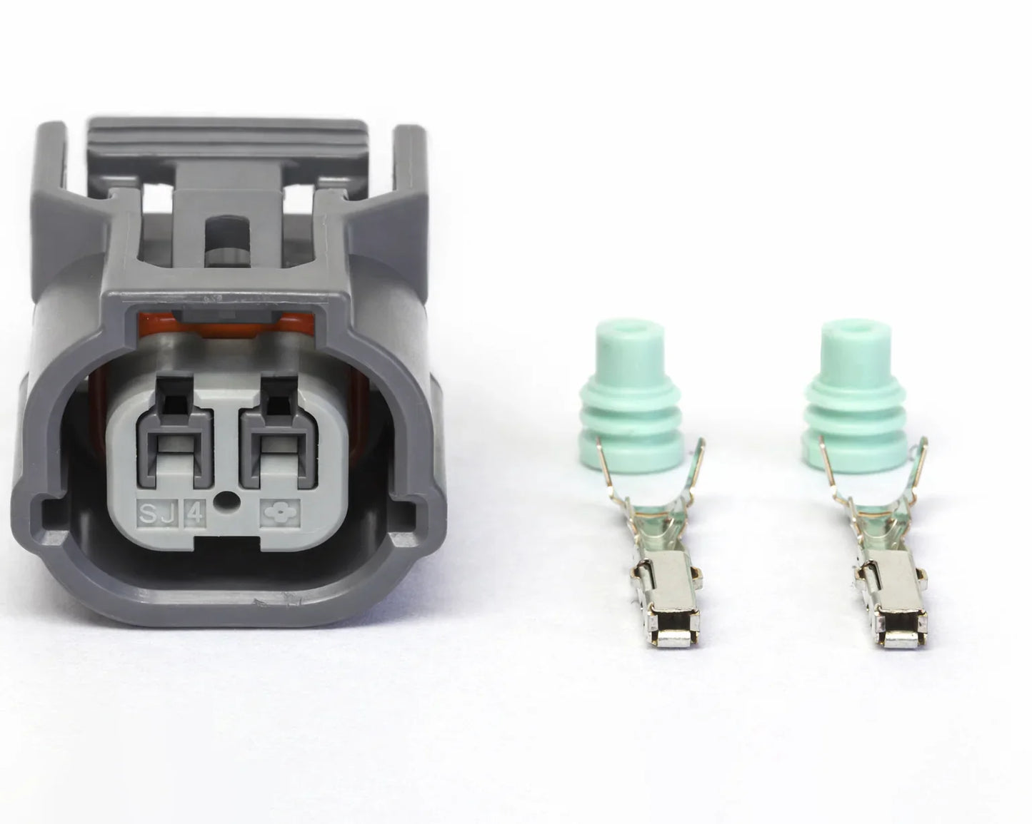 Honda K-Series Gray VTEC Solenoid Connector – 2-Pin (K20 / K24 / R18 / R20 / D17)