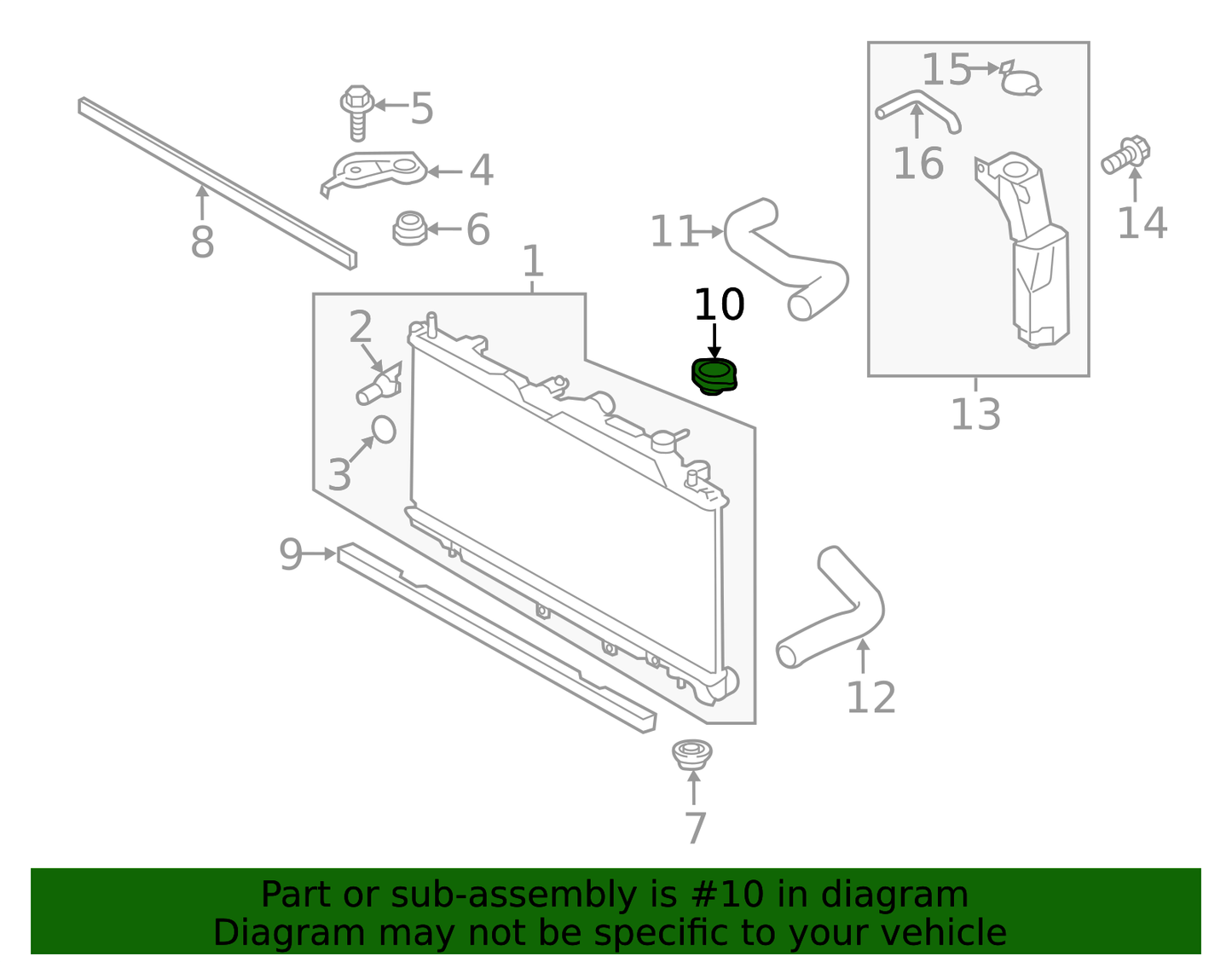 Radiator Cap - Subaru (45137AE003) 1999-2025 Subaru - 45137ae003 - Multiple Fitment