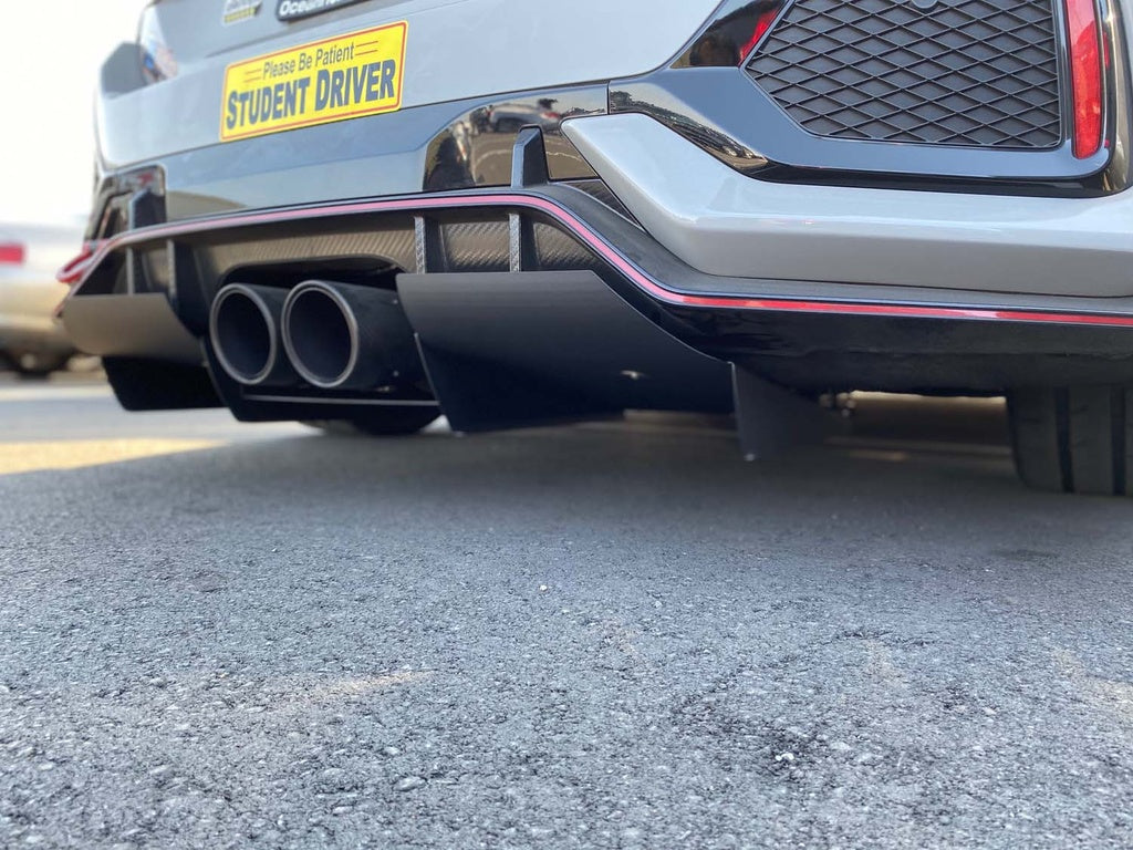 Verus Engineering Rear Diffuser - 2017-2021 Honda Civic Type R FK8