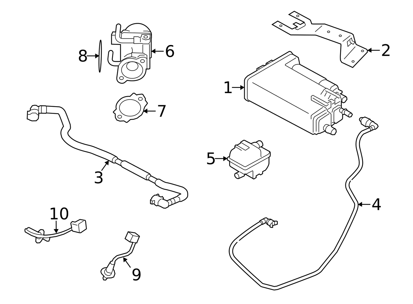 EGR Valve - Subaru (14710AA780) 2014-2021 Subaru - 14710AA780