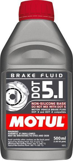 Motul DOT 5.1 High Temp. Brake Fluid | 0.5L (100951)