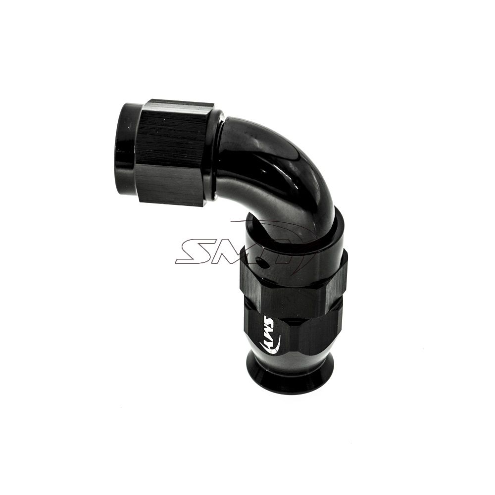 SMY Reusable PTFE Forged Full Flow Hose End 90 Degree 6an