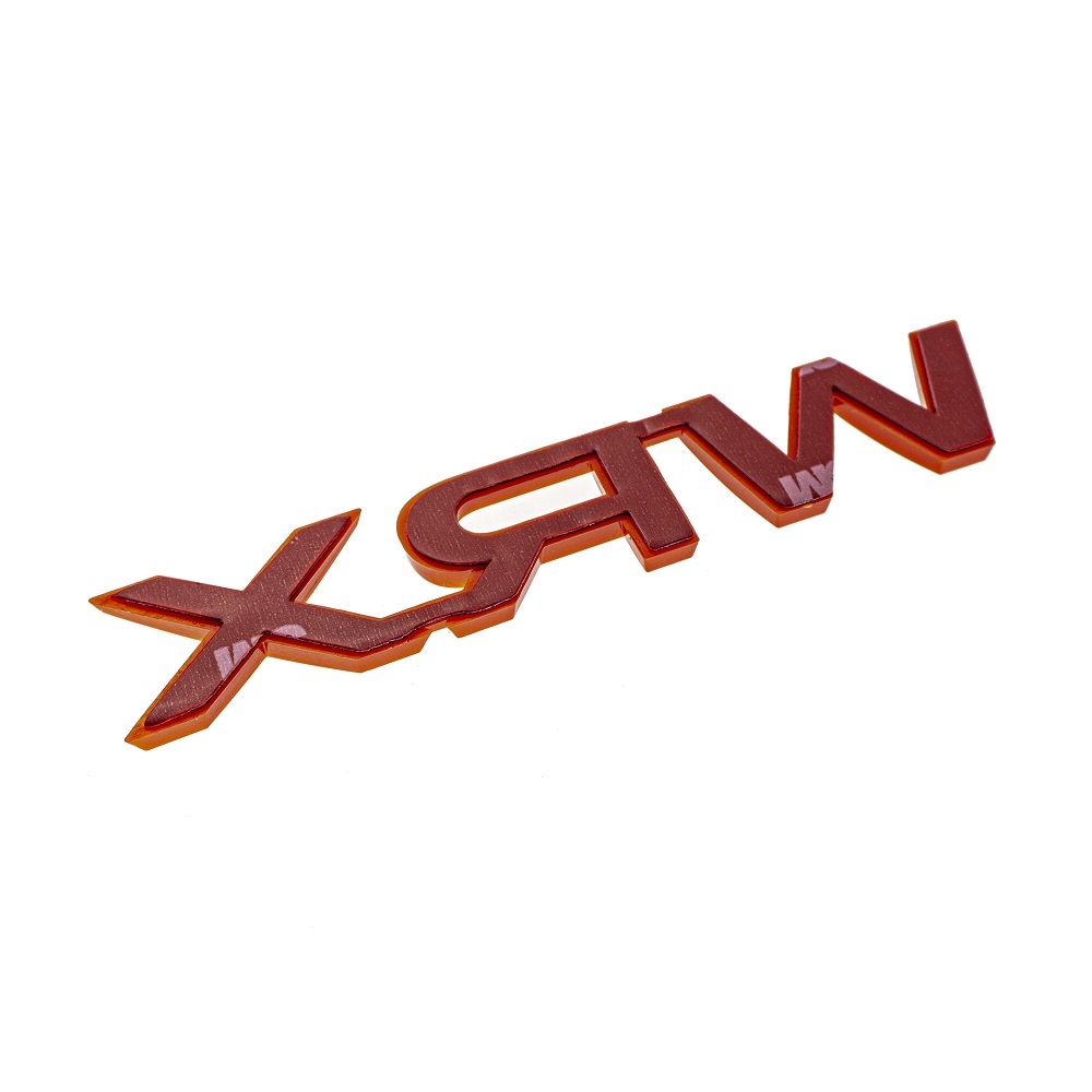 WRX Trunk Badge Gloss Red - Universal
