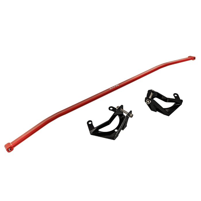 SMY Tallboy Front Strut Tower Brace Wrinkle Red Subaru 2022-2026 WRX