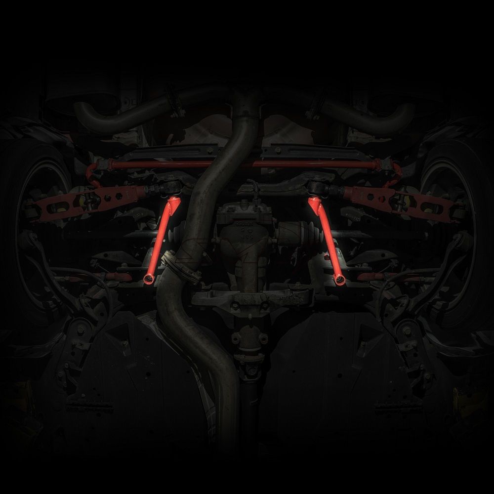 SMY Power Brace Rear Member Side Black 2008-2021 WRX / STI