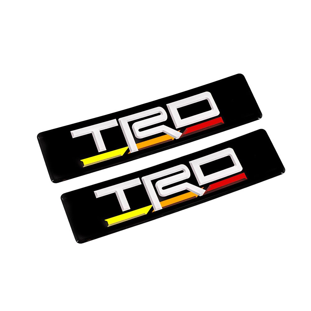 SMY Gel Toyota TRD Emblems for WeatherTech Mats (Pair)