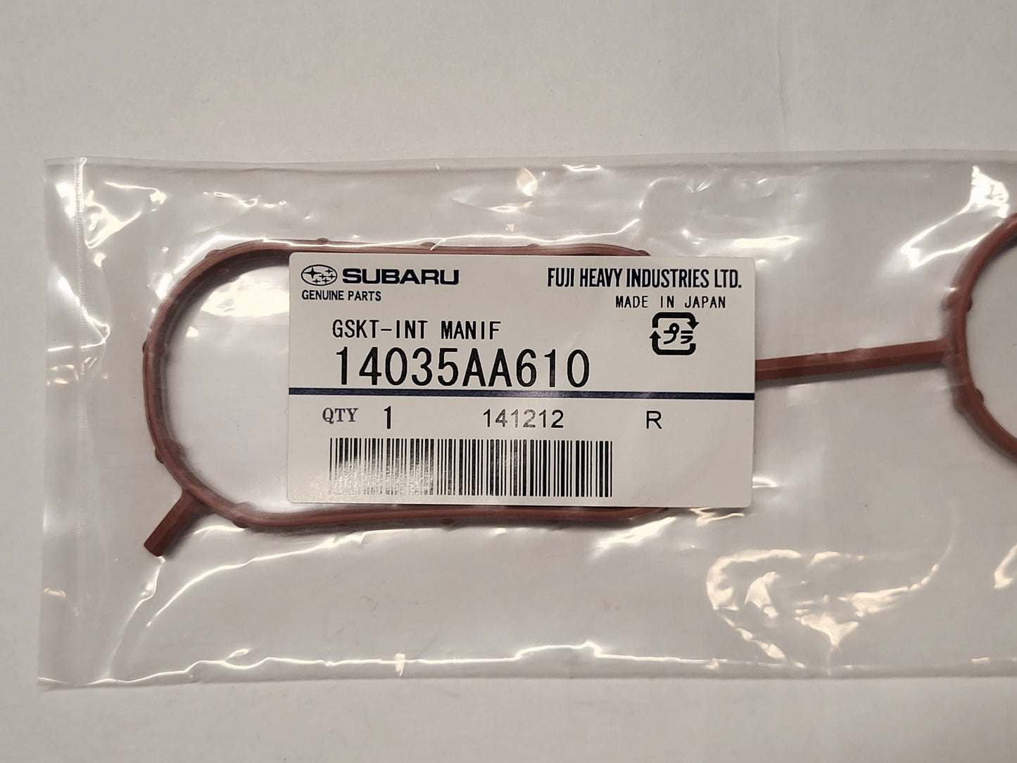 Subaru #14035AA610 Intake Manifold Gasket - Fits 2013-2020 Subaru BRZ