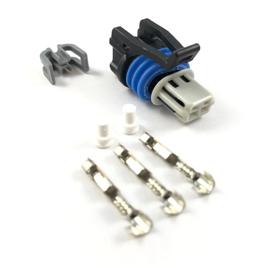 VTI GM Delphi Aptiv Gen 3 2-Pin IAT / MAT Sensor Connector Kit – Gray Lock (Motorsport EFI)