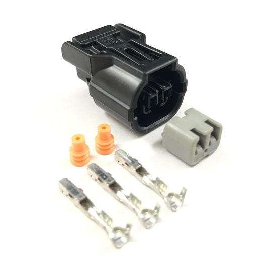 VTI Honda K-Series Black 2-Pin Sensor Connector – IAT / VTC / OBD2 (K20 / K24 / D17)