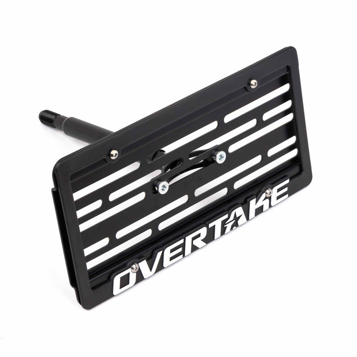Overtake MaxxAdjust License Plate Relocation Kit - Subaru 15-17 WRX / STi, 12-16 Impreza / Crosstrek