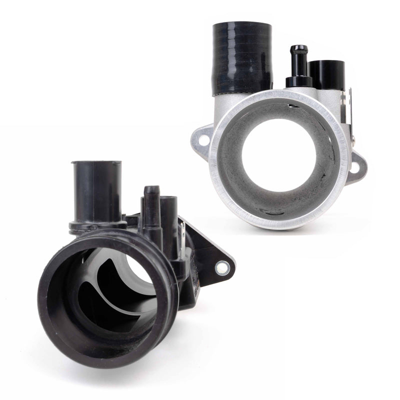 OVERTAKE Aluminum BIG TURBO Inlet - Subaru 2015-2021 WRX, 2014-2018 Forester XT