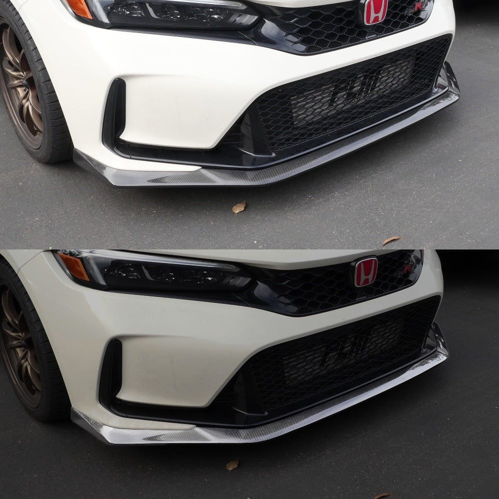 PLM Carbon Fiber Front Bumper Lip - 23+ Honda Civic Type R FL5 K20C1