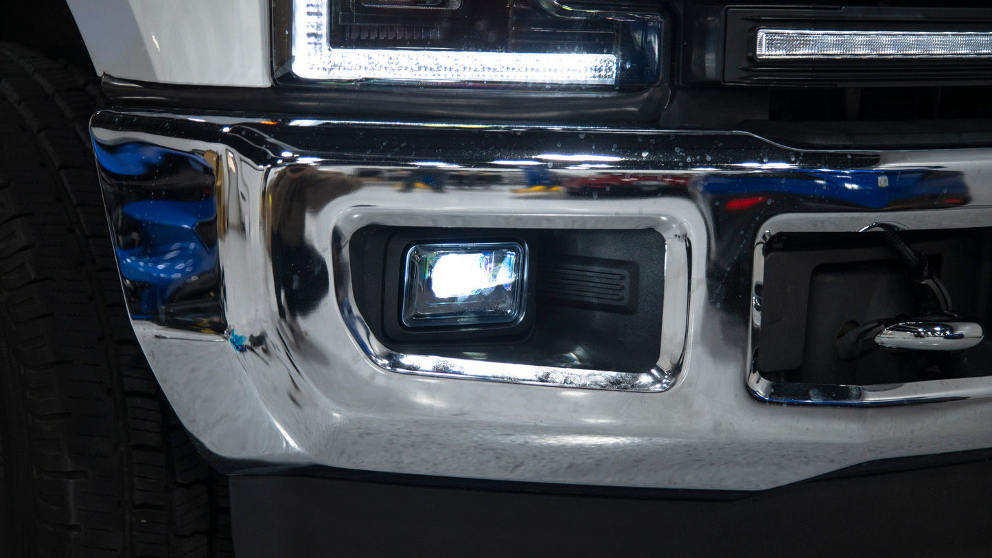 2015-2020 F150 / 2017-2022 F250 F350 LED Fog Lights w/Black Housing - OLM