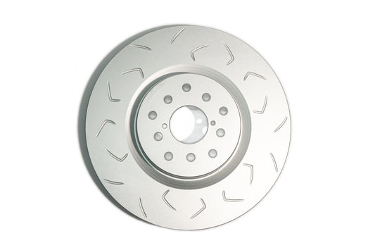 FactionFab Slotted Front Rotor V2 Dual Drilled - Subaru STI 2004-2017