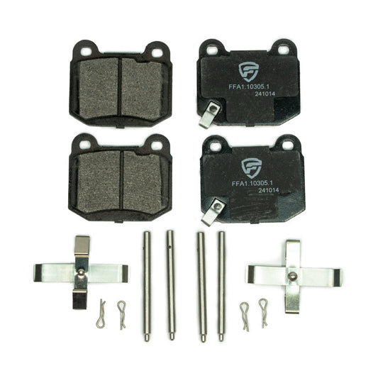 FactionFab V2 Rear Brake Pads - 2004-17 Subaru STI