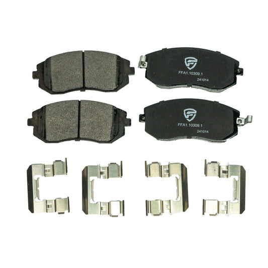 FactionFab V2 Front Brake Pads - 2003-2005 / 2008-2010 Subaru WRX