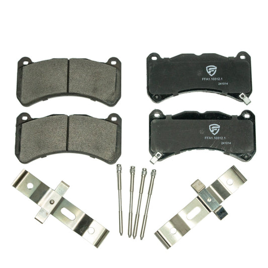 FactionFab V2 Front Brake Pads - 2018-2021 STI / 2024+ WRX TS & TR