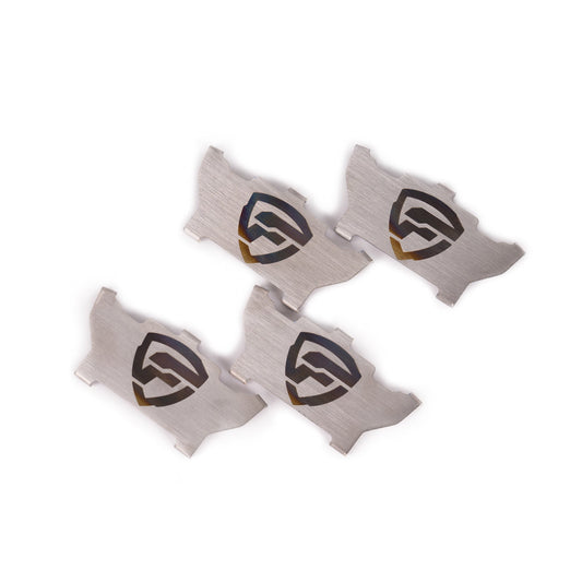 FactionFab Titanium Rear Brake Shim Set - 2022+ Subaru WRX 6mt, 2013-2020 BRZ 86 / 2022+ BRZ GR86