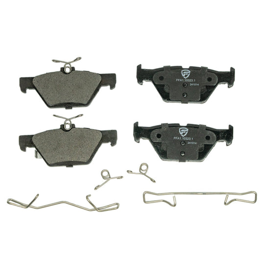FactionFab V2 Rear Brake Pads -  2015-2021 WRX CVT / 2022+ Subaru WRX CVT