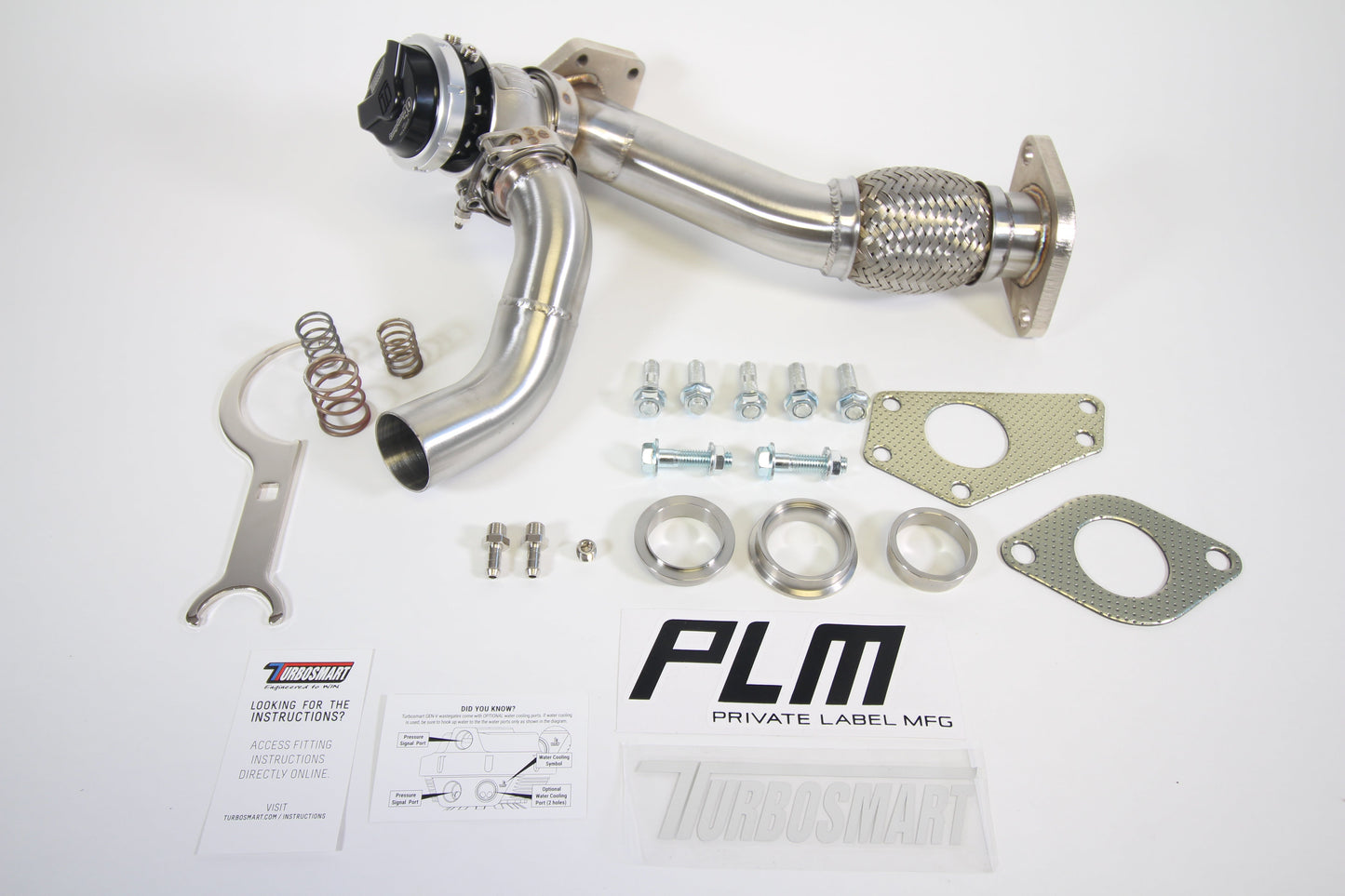 PLM Power Driven Subaru EWG Up Pipe with Turbosmart WG40 Gen V Wastegate