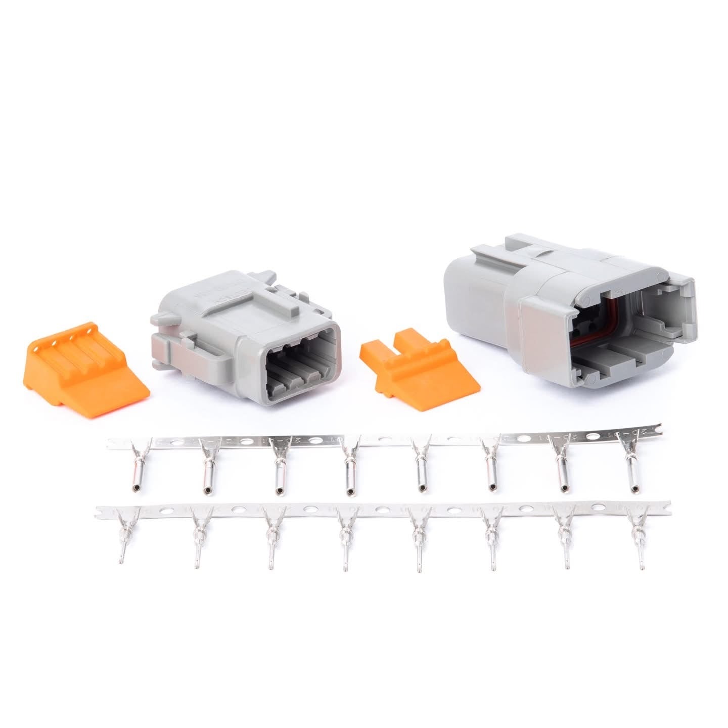 Deutsch DTM 8-Pin Connector Kit with Terminals – Complete Male & Female Sealed Set