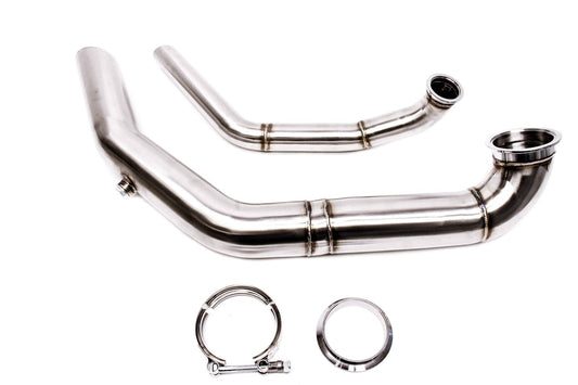 PLM K-Series Hood Exit Up-Pipe & Dump Tube for Sidewinder Turbo Manifold