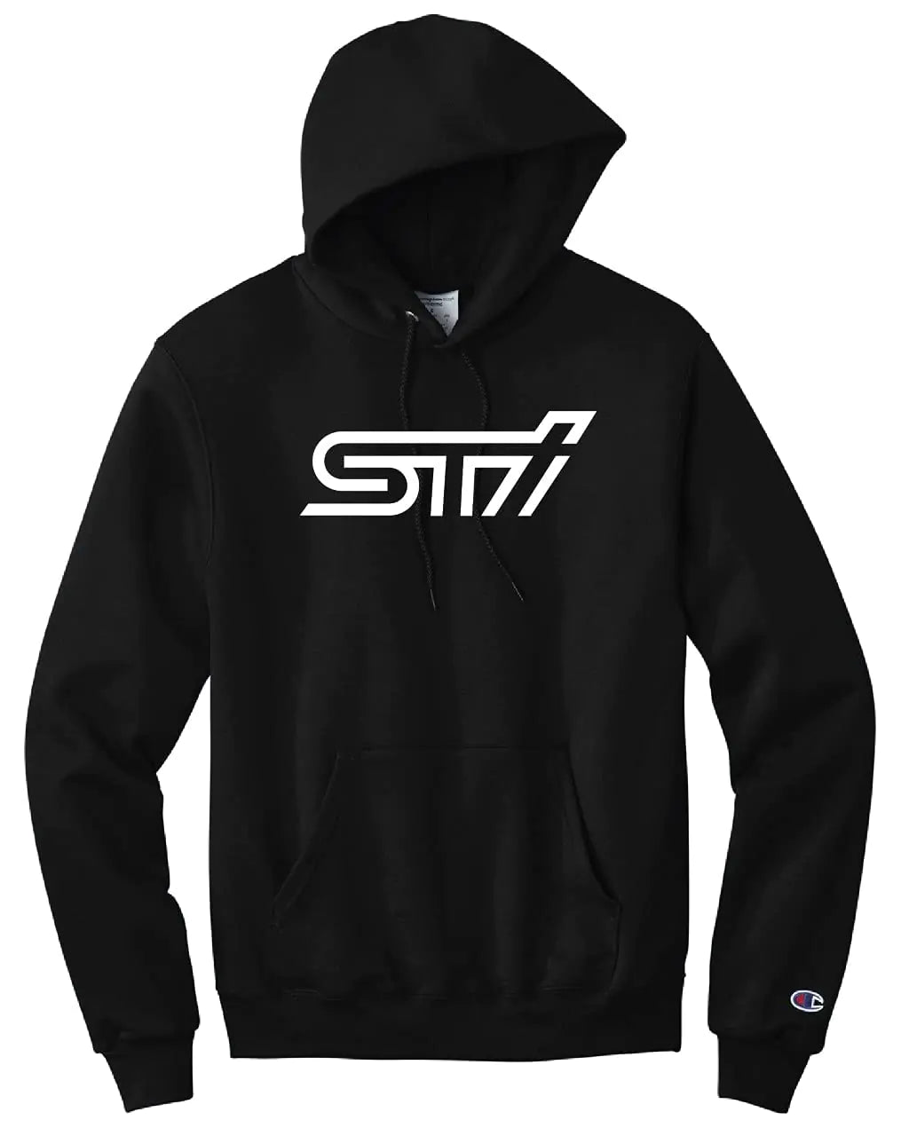 Subaru STI Logo Hoodie Black Pullover Sweatshirt Forester Impreza WRX STI Outback Legacy NEW (Medium Black)