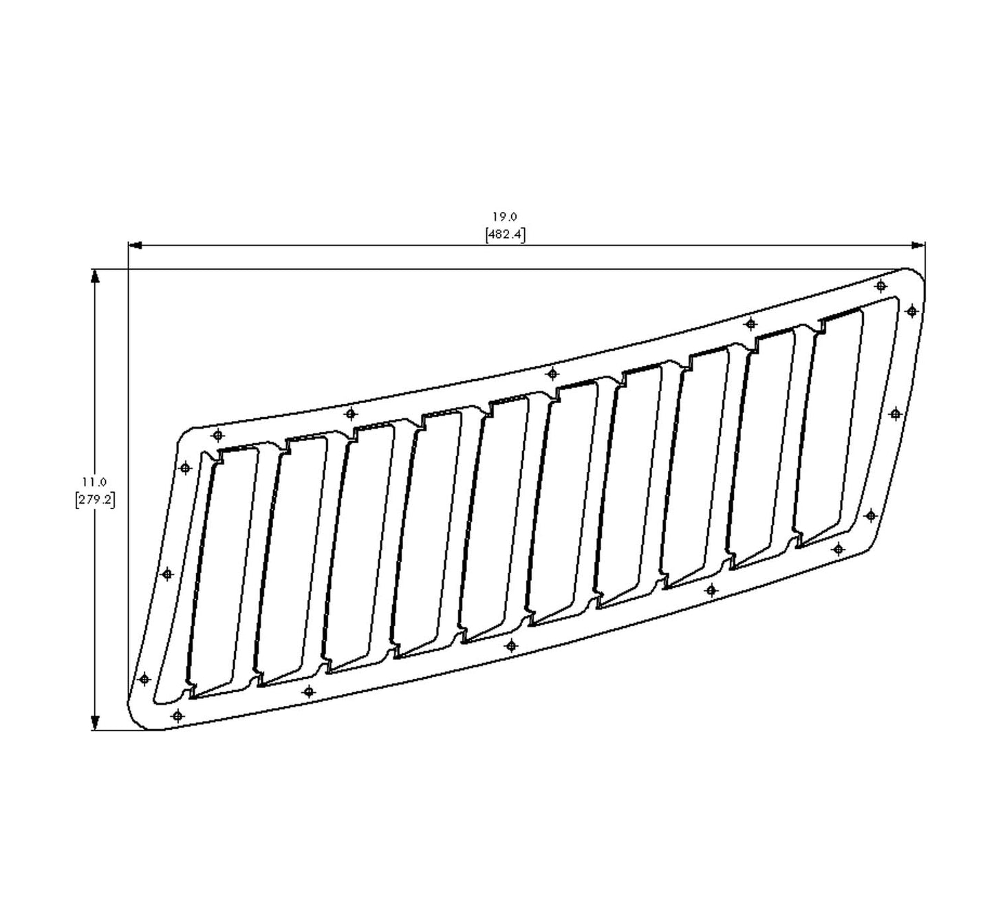 Verus Engineering M92 - Hood Louver Kit