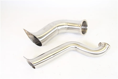 PLM Power Driven B-Series Hood Exit Up-Pipe & Dump Tube for Top Mount Turbo Manifold