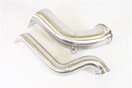 PLM Power Driven B-Series Hood Exit Up-Pipe & Dump Tube for Top Mount Turbo Manifold