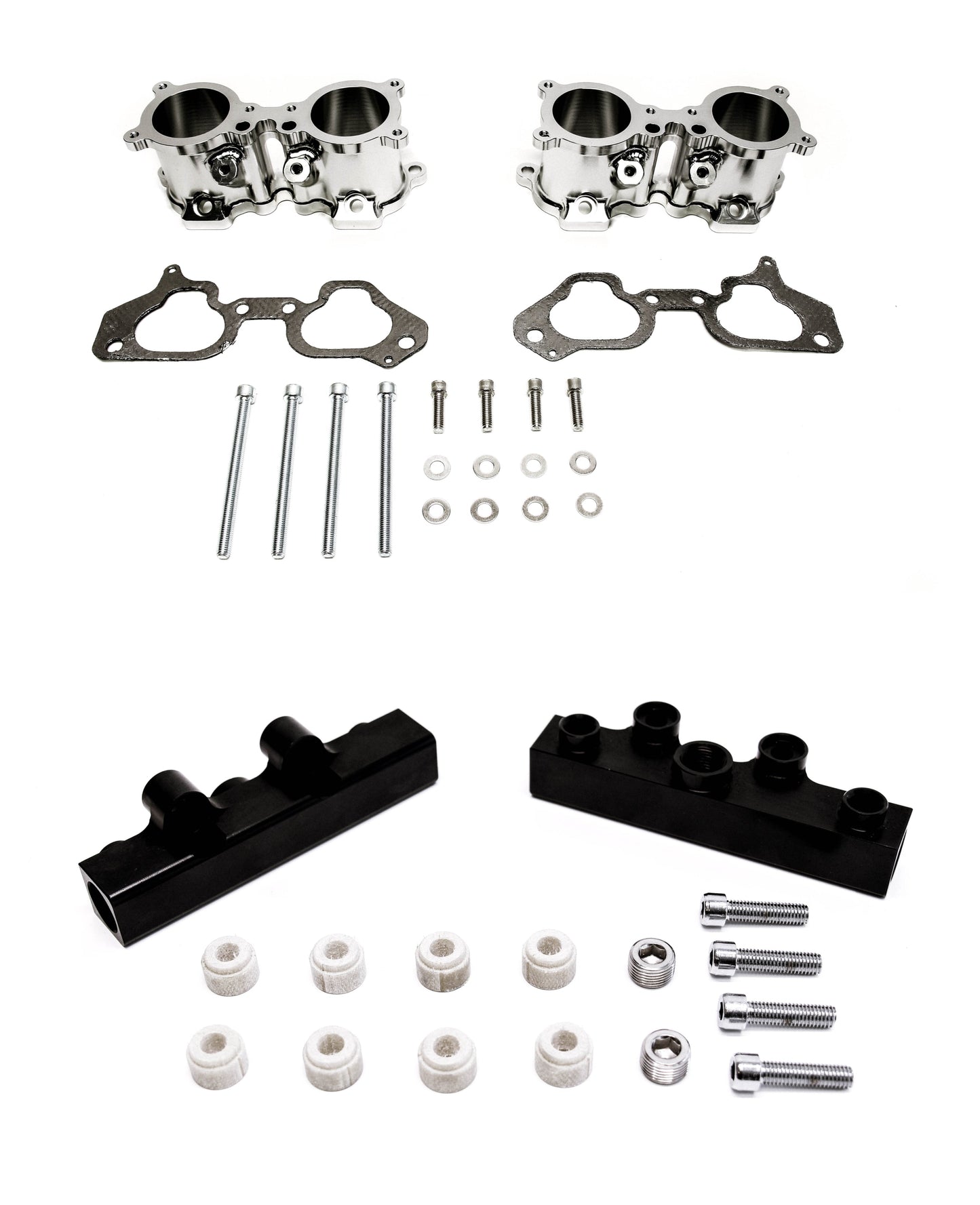 Precision Works Top Feed TGV Housing & Fuel Rail Kit - Subaru WRX STI