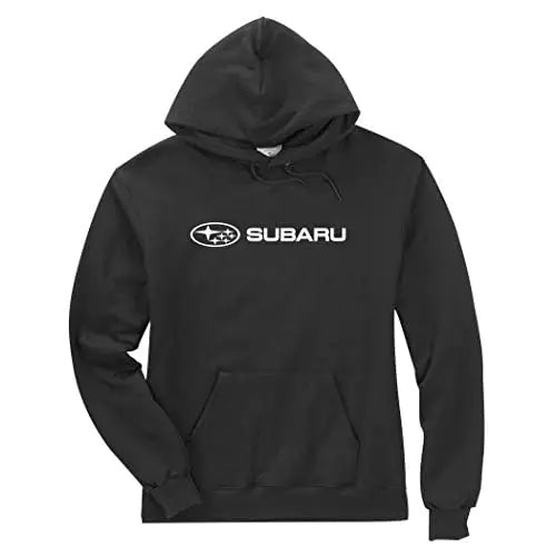 Subaru Logo Black Basic Pullover Forester Impreza WRX STI Ascent Outback Legacy Crosstrek Brz Hoodie NEW SWEATSHIRT (Large)