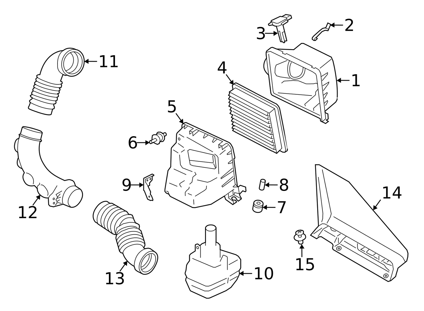 Inlet Duct - Subaru (46012FJ000) 2012-2021 Subaru - 46012FJ000 | Multiple Fitment