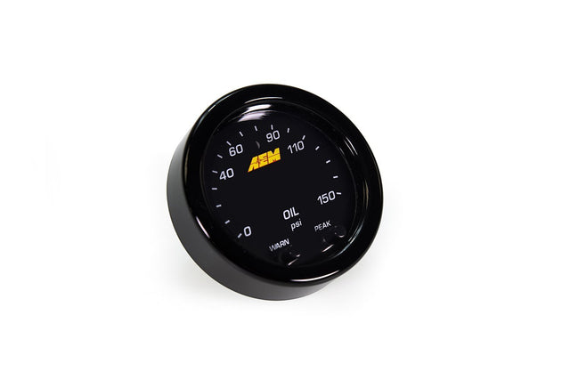 AEM X-Series 0-150 Oil Pressure Gauge Kit - 10 Bar (30-0307)