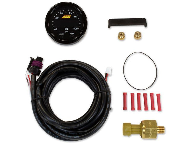 AEM Gauges X-Series Fuel/Oil Pressure Gauge (30-0301)