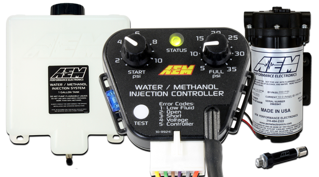 AEM V3 Water / Methanol Injection System w/ 1 Gallon Tank - Internal M ...