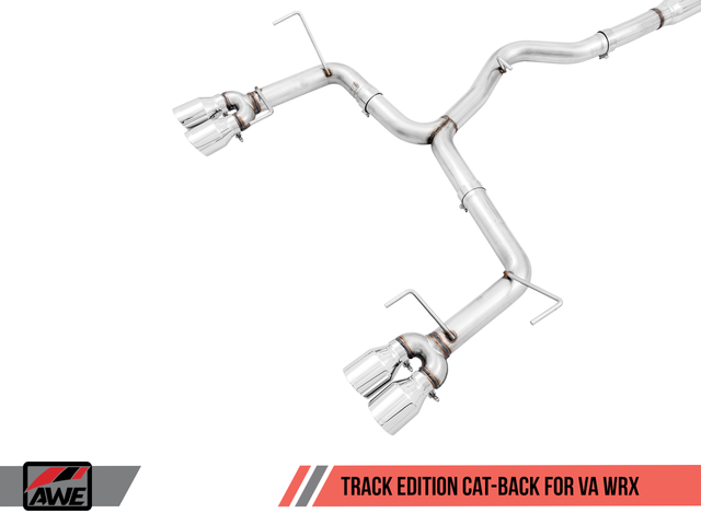 AWE Track Edition Cat-Back Exhaust | 2011-2021 Subaru WRX/STi Sedan