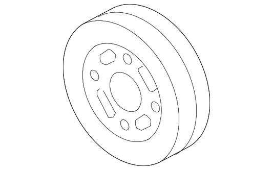 Crankshaft Pulley - Subaru (12305AA360) - 2014-2021 Subaru WRX/Forester XT 2.0L Turbo