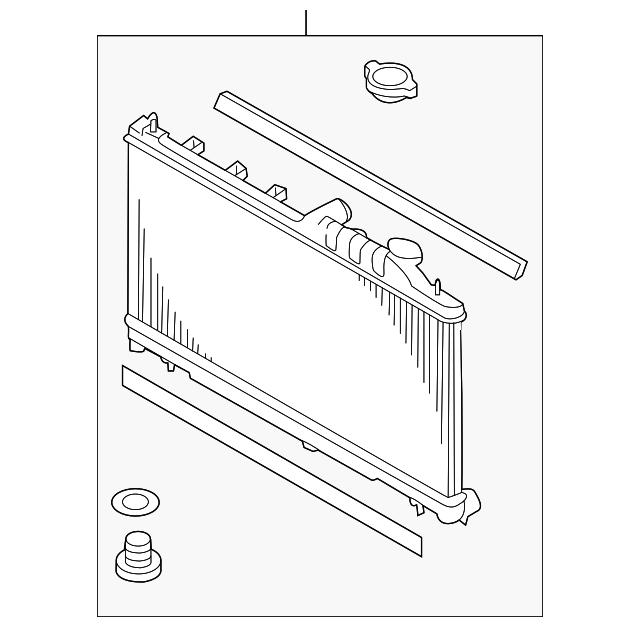Radiator Assembly - Subaru (45119VA000) 2015-2021 Subaru WRX - 45119VA000