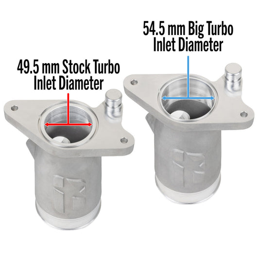 OVERTAKE Aluminum BIG TURBO Inlet - Subaru 2022-2026 WRX