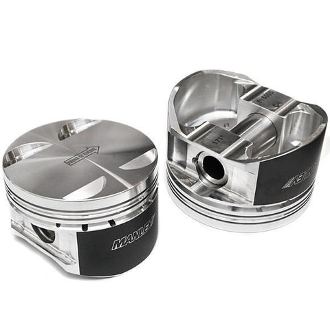 Manley Performance 81mm STD Bore 9.0:1 Dish Piston Set with Rings | 1994-2001 Acura Integra (600000-4)