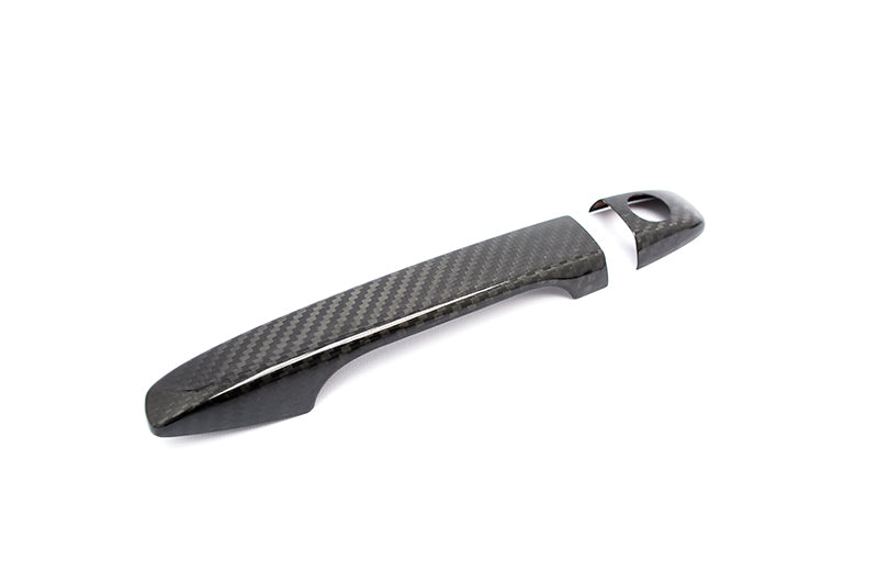 OLM Dry Carbon Fiber Door Handle Covers - 2015-2021 Subaru WRX / STI / 2014-2018 Forester / 2013-2017 Crosstrek