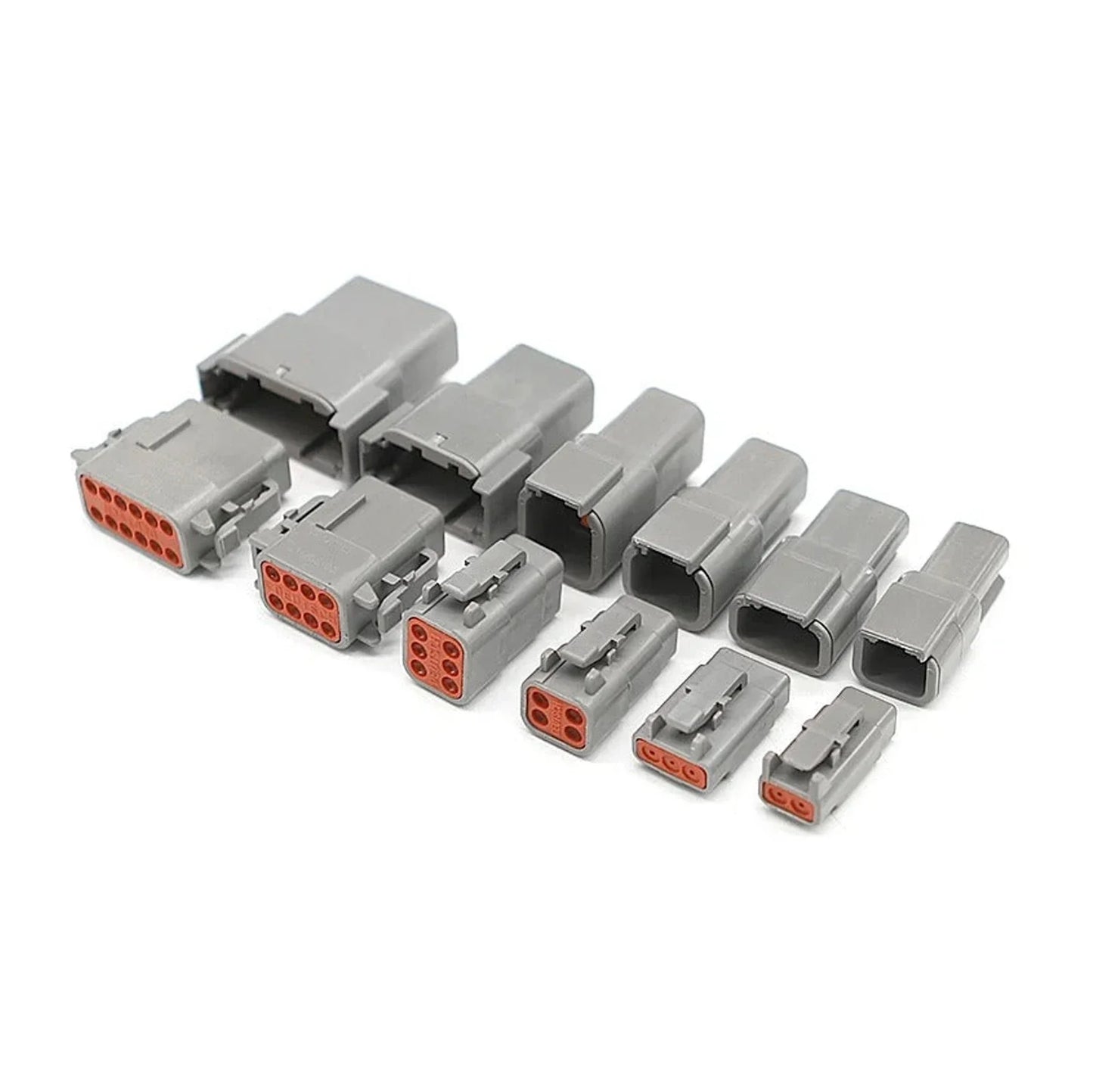 Deutsch DTM 8-Pin Connector Kit with Terminals – Complete Male & Female Sealed Set