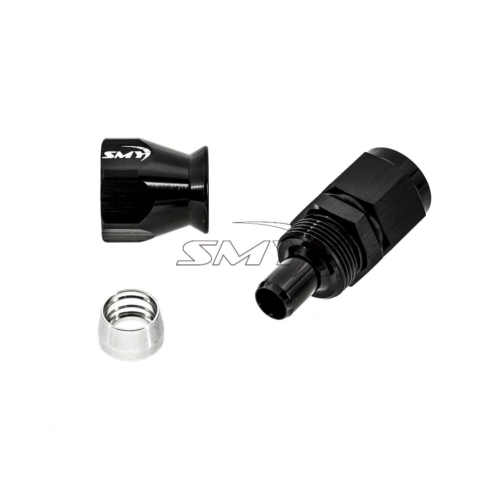 SMY Reusable PTFE Hose End Straight 6an