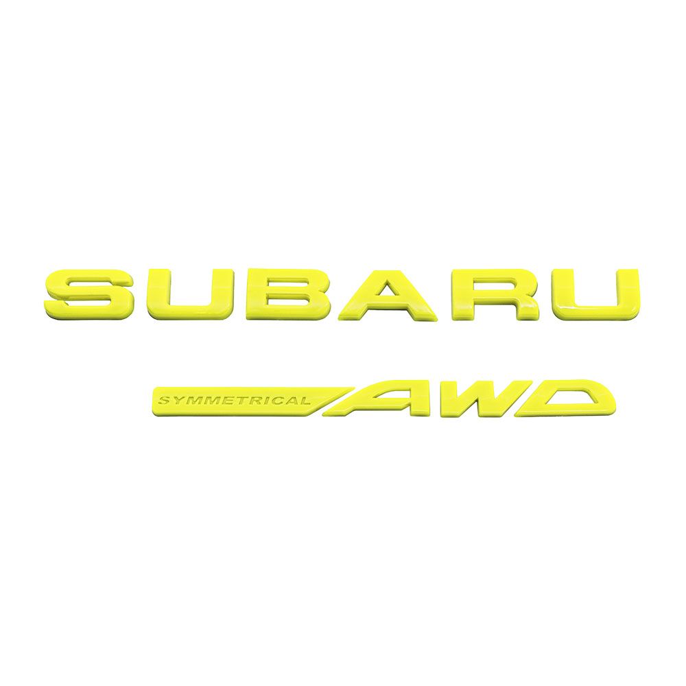 Subaru AWD Trunk Badge