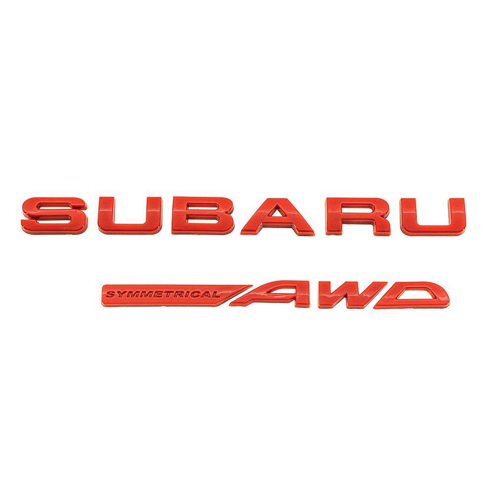 Subaru AWD Trunk Badge