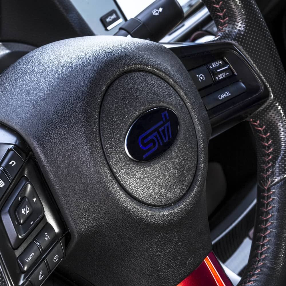 Steering Wheel STI Gel Emblem 2002-2025 WRX / STI