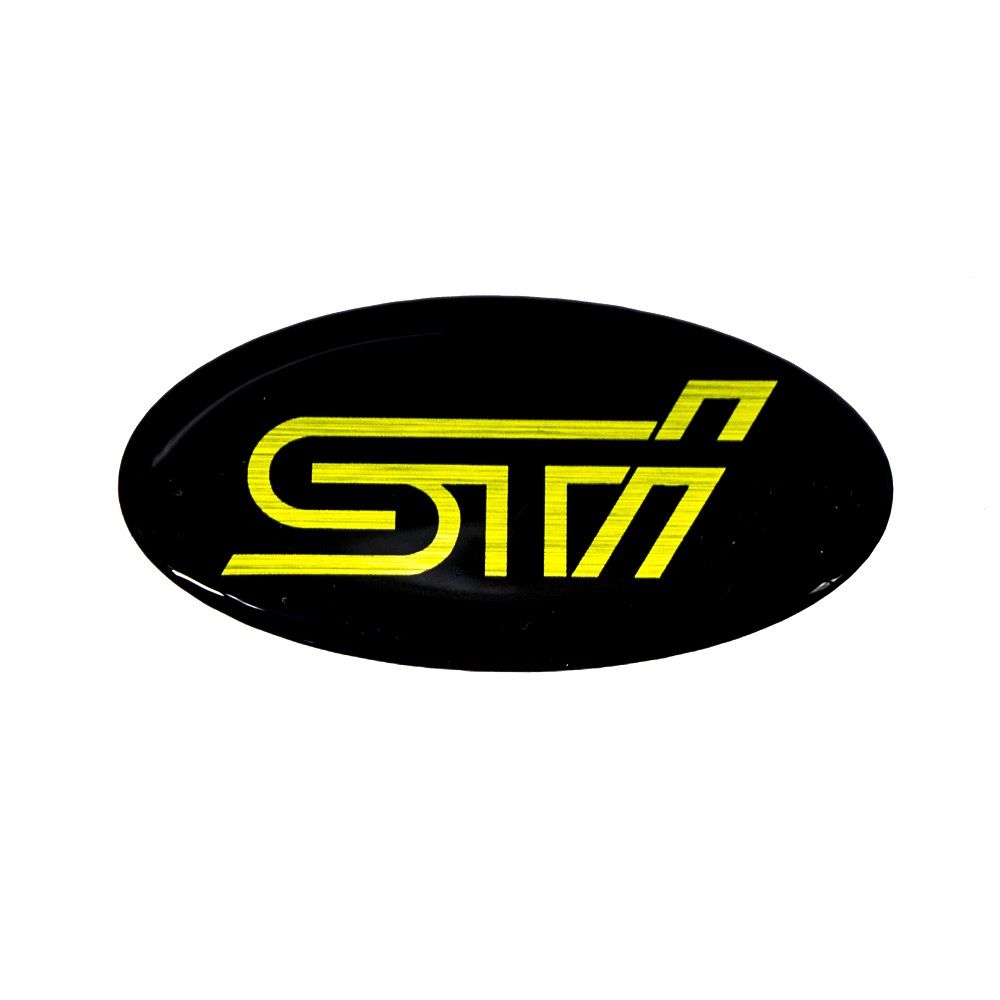 Steering Wheel STI Gel Emblem 2002-2025 WRX / STI