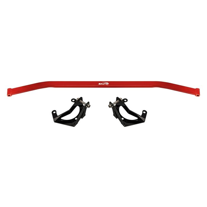 SMY Tallboy Front Strut Tower Brace Wrinkle Red Subaru 2022-2026 WRX