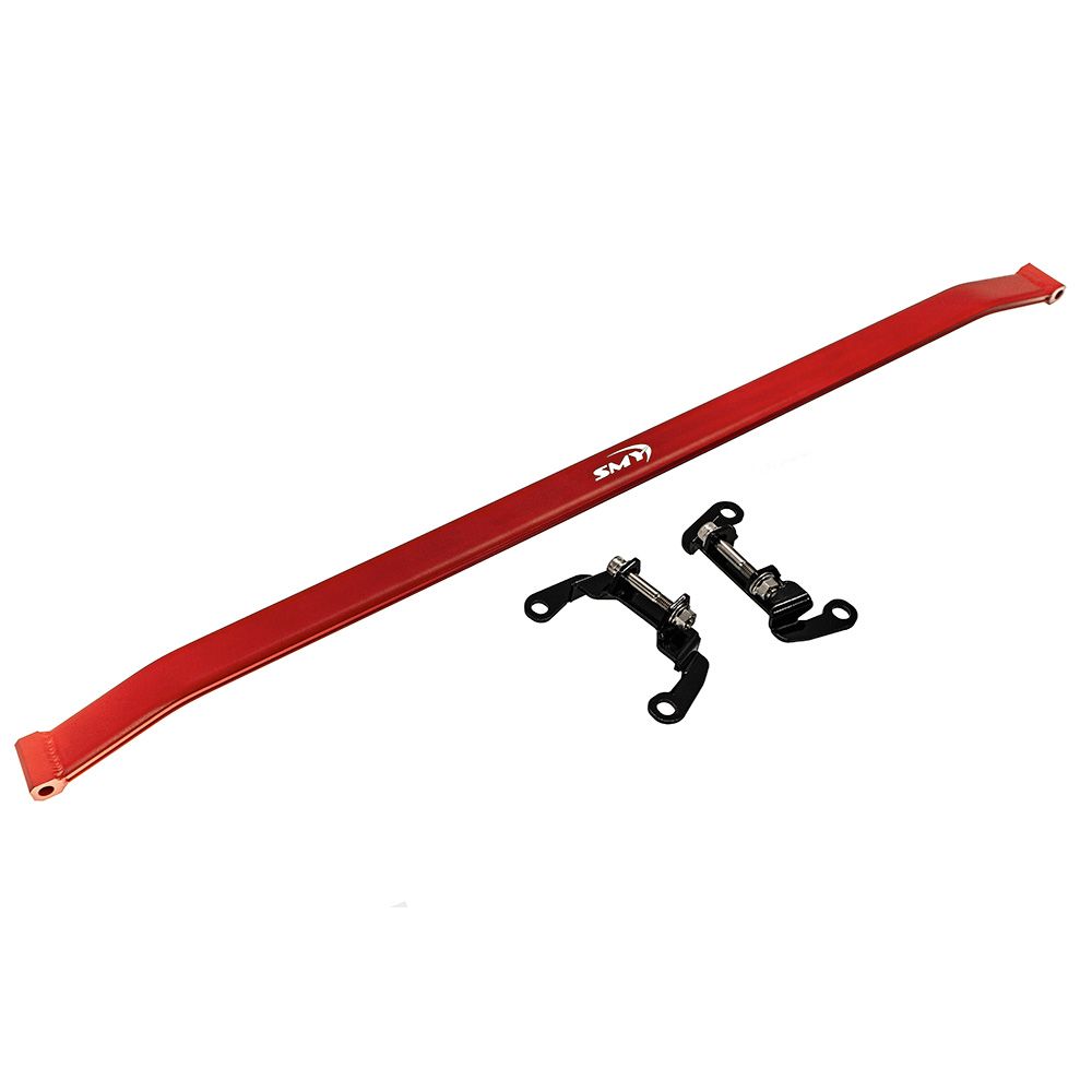SMY Dual-Form Rear Strut Tower Bar Wrinkle Red Subaru 2022-2026 WRX